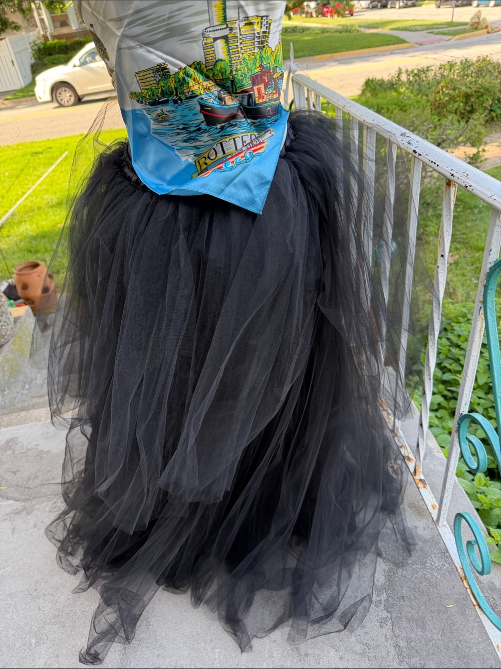 Black Tulle Skirt